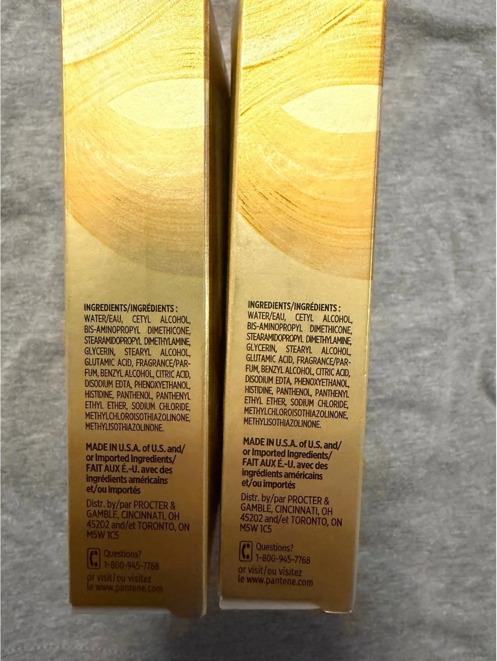 2 NIB Pantene Miracle Rescue Intense Rescue Shots Hair Mask 4 Coumt in each box